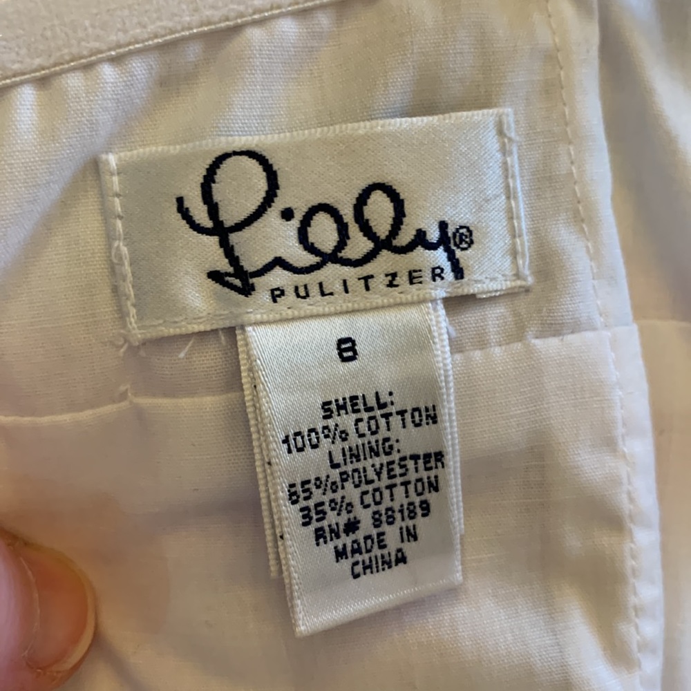 Lilly Pulitzer Size 8 Strapless Dress - Picture 7 of 9